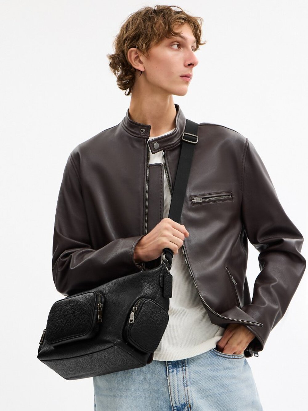 Coach Men's Finn Crossbody Bag With Pockets